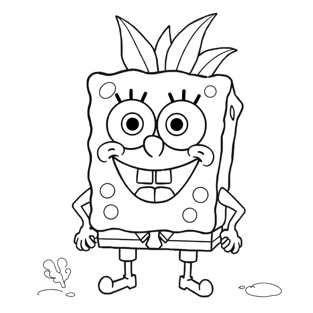 SpongeBob coloring page