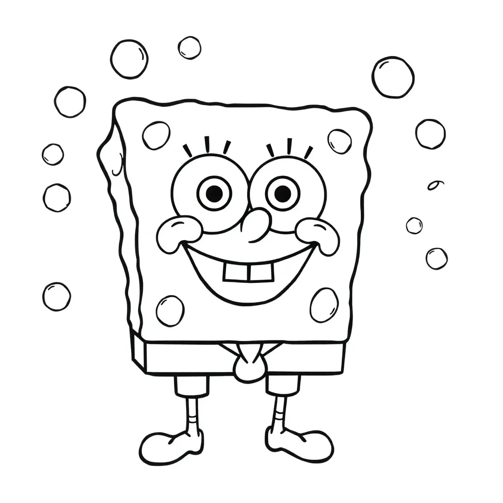 SpongeBob coloring page