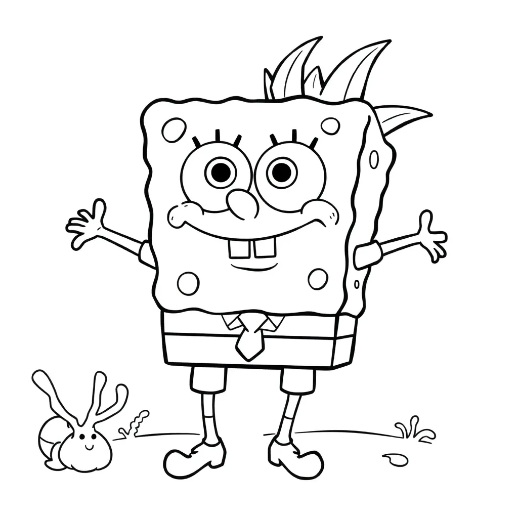 SpongeBob coloring page
