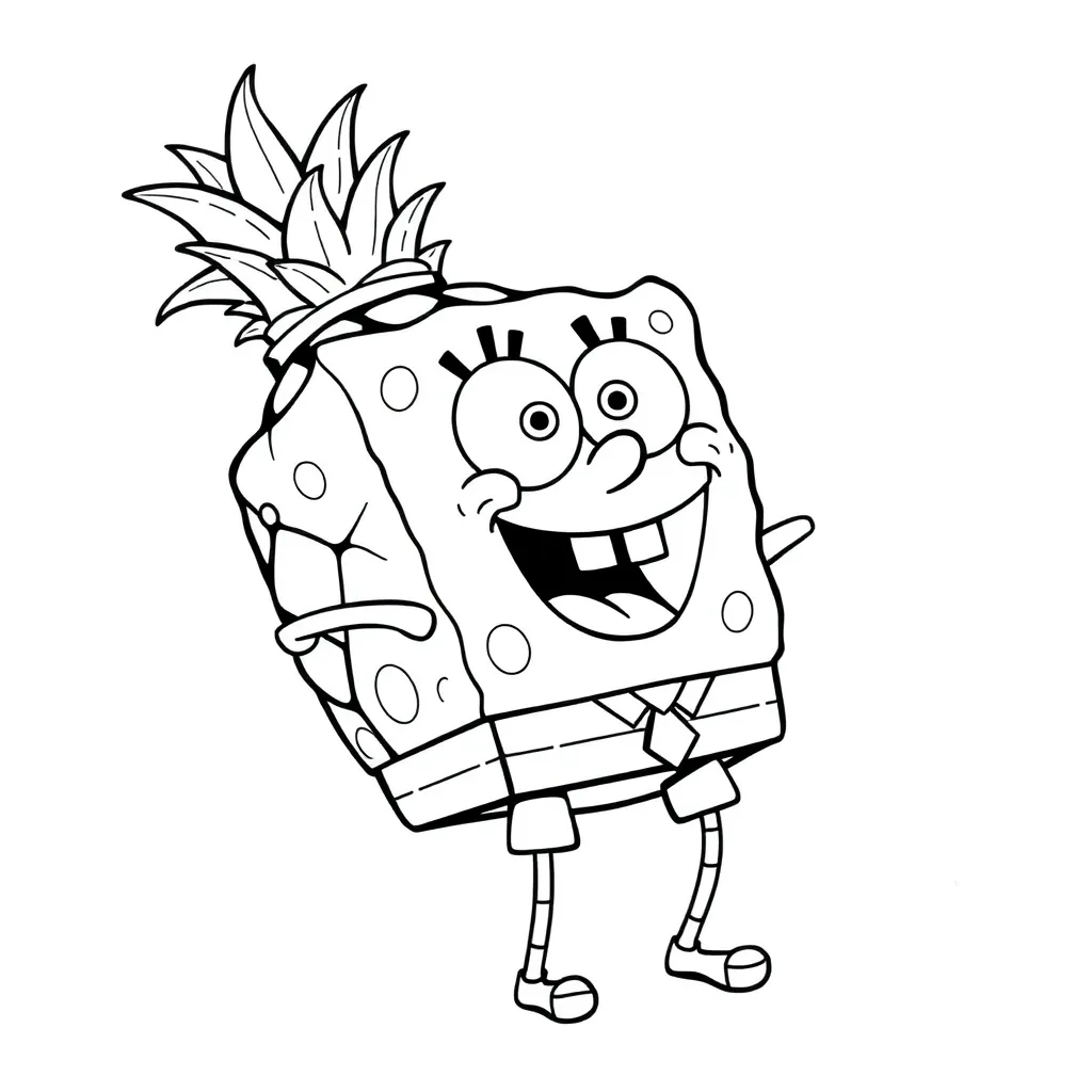 SpongeBob coloring page