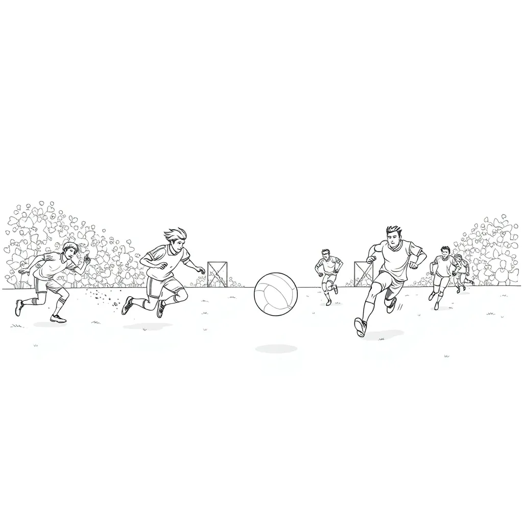 Sports coloring page
