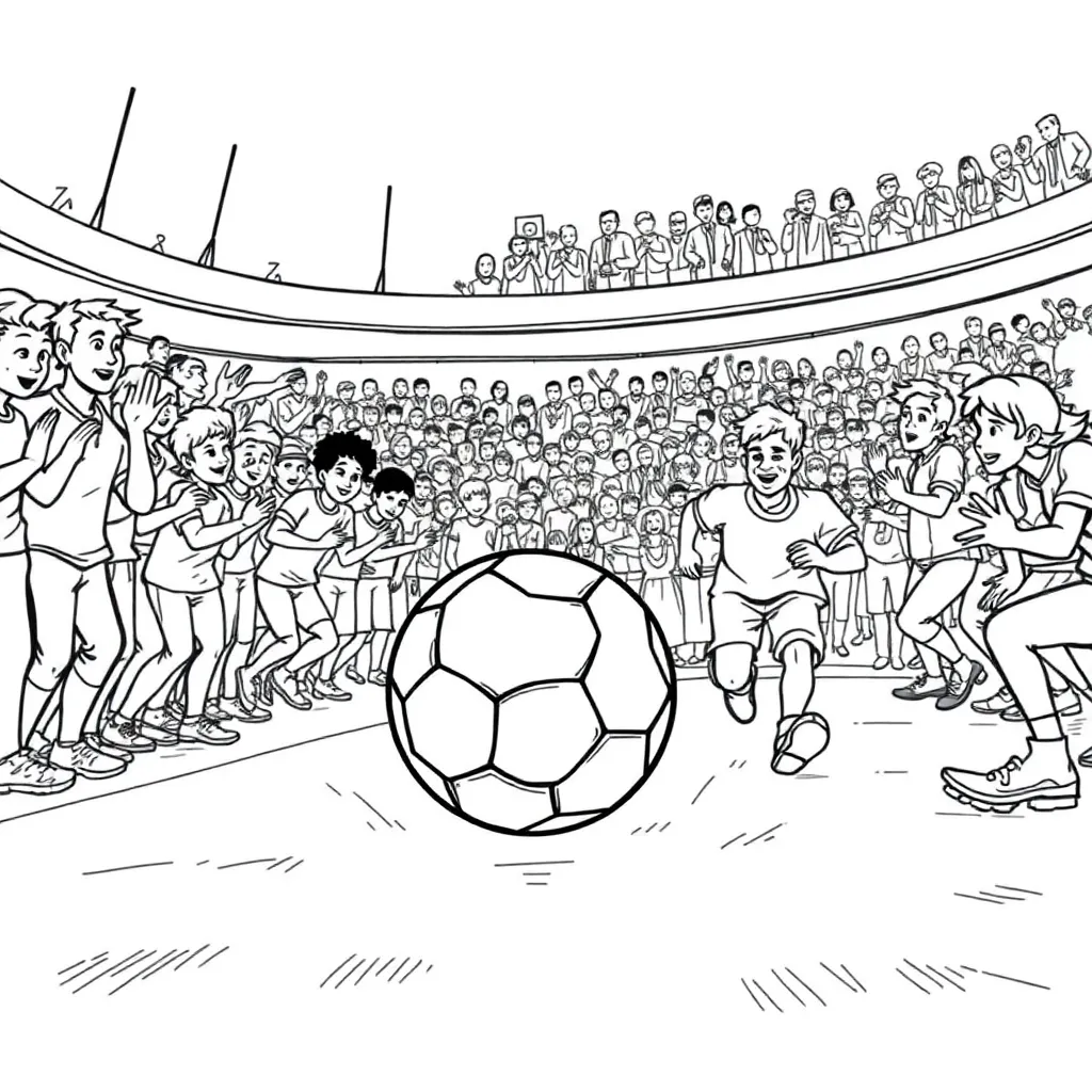 Sports coloring page