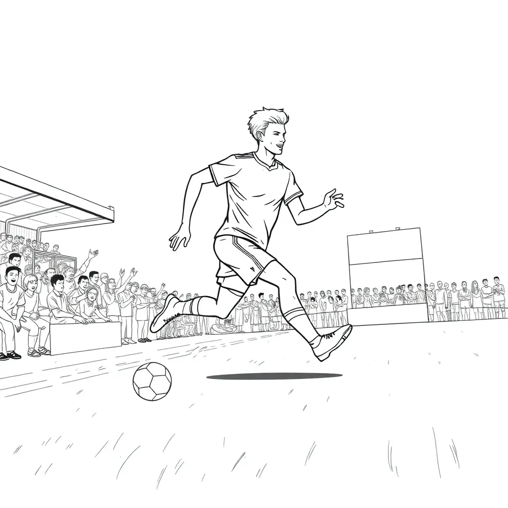 Sports coloring page
