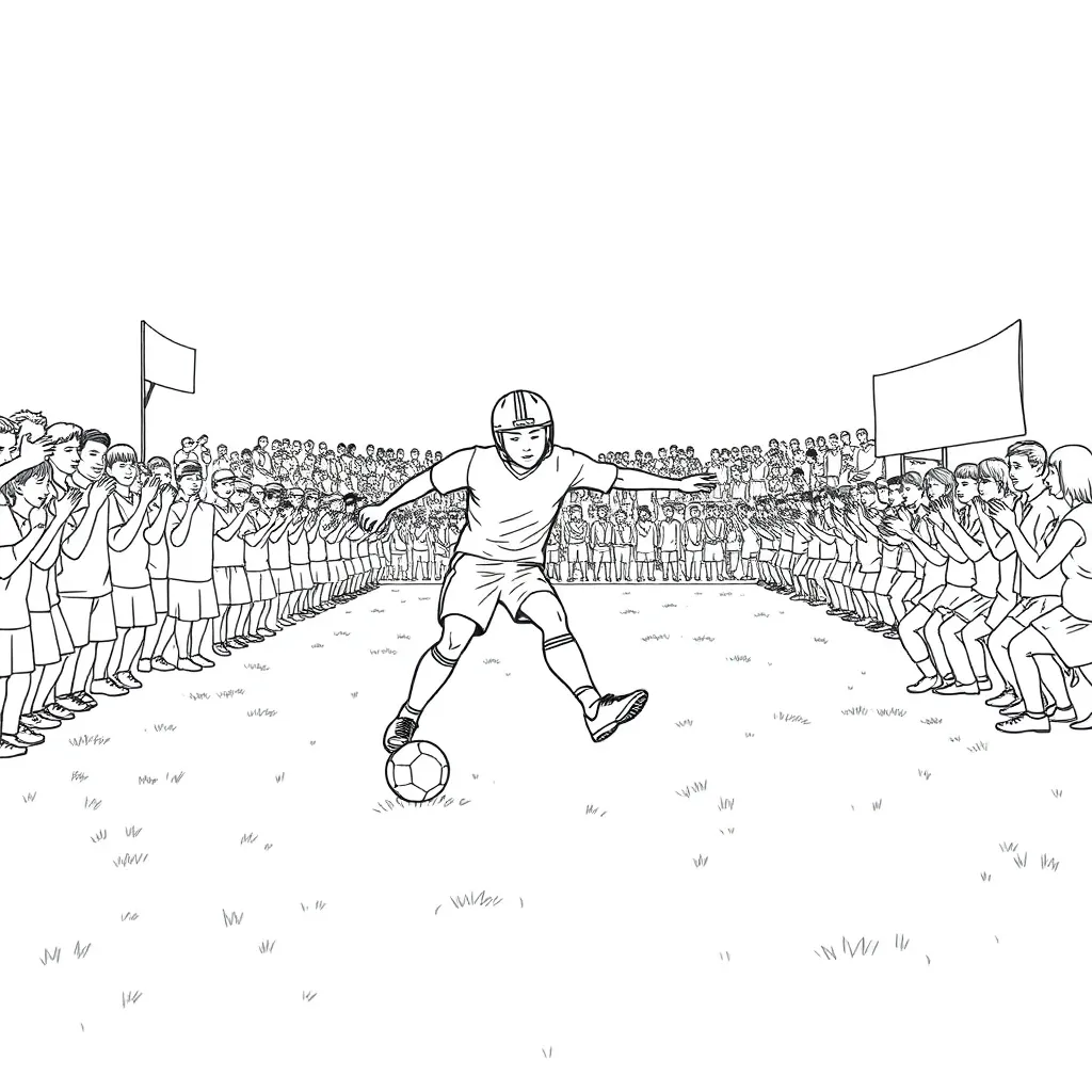 Sports coloring page
