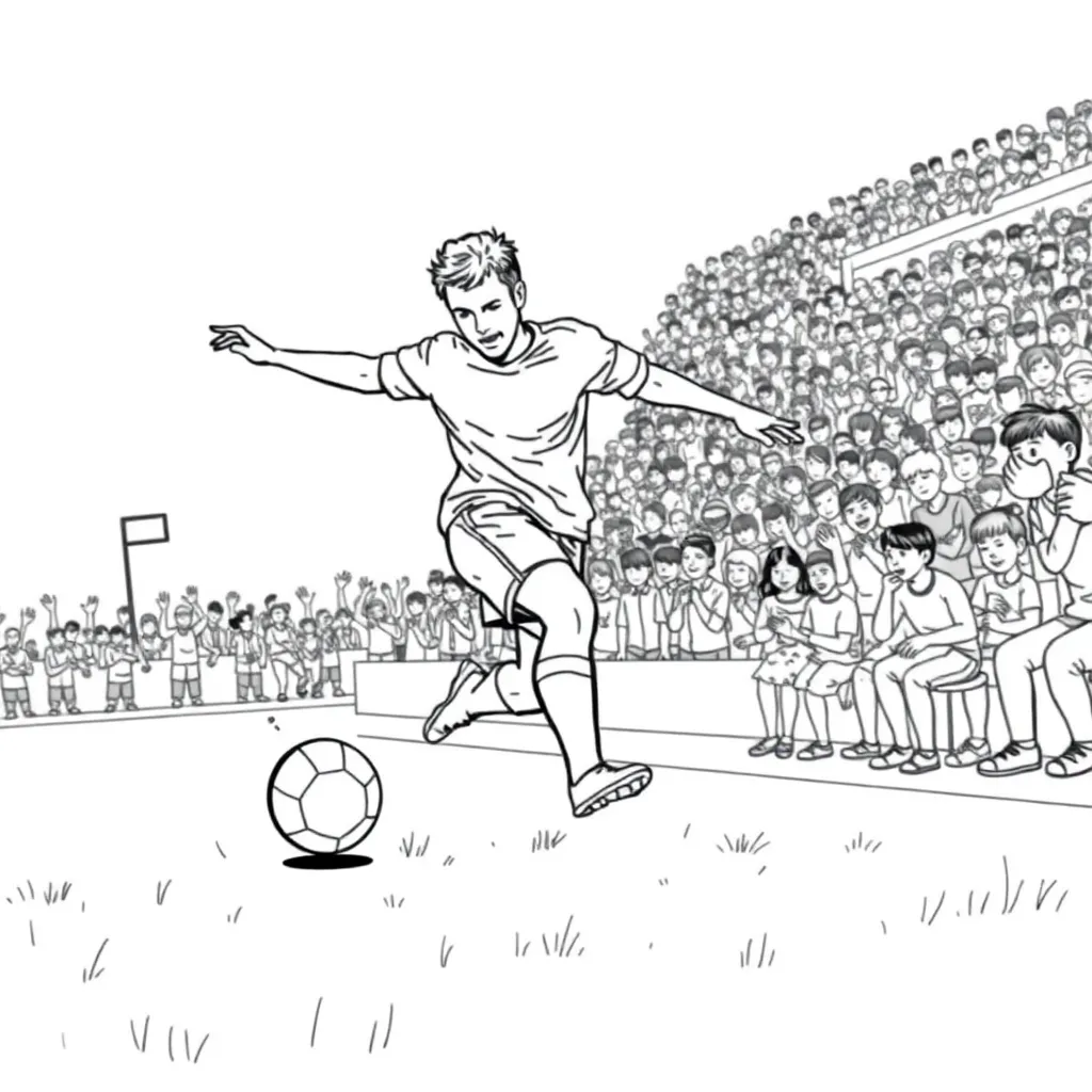 Sports coloring page