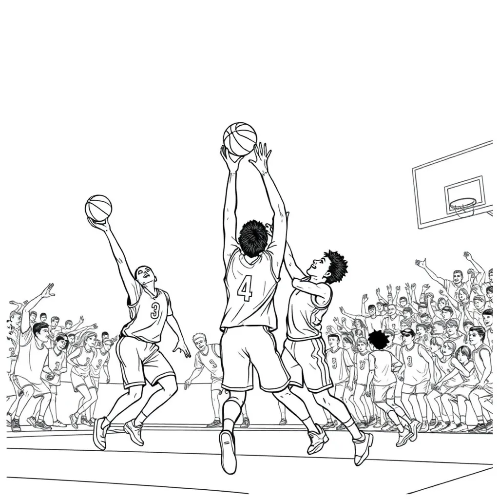 Sports coloring page
