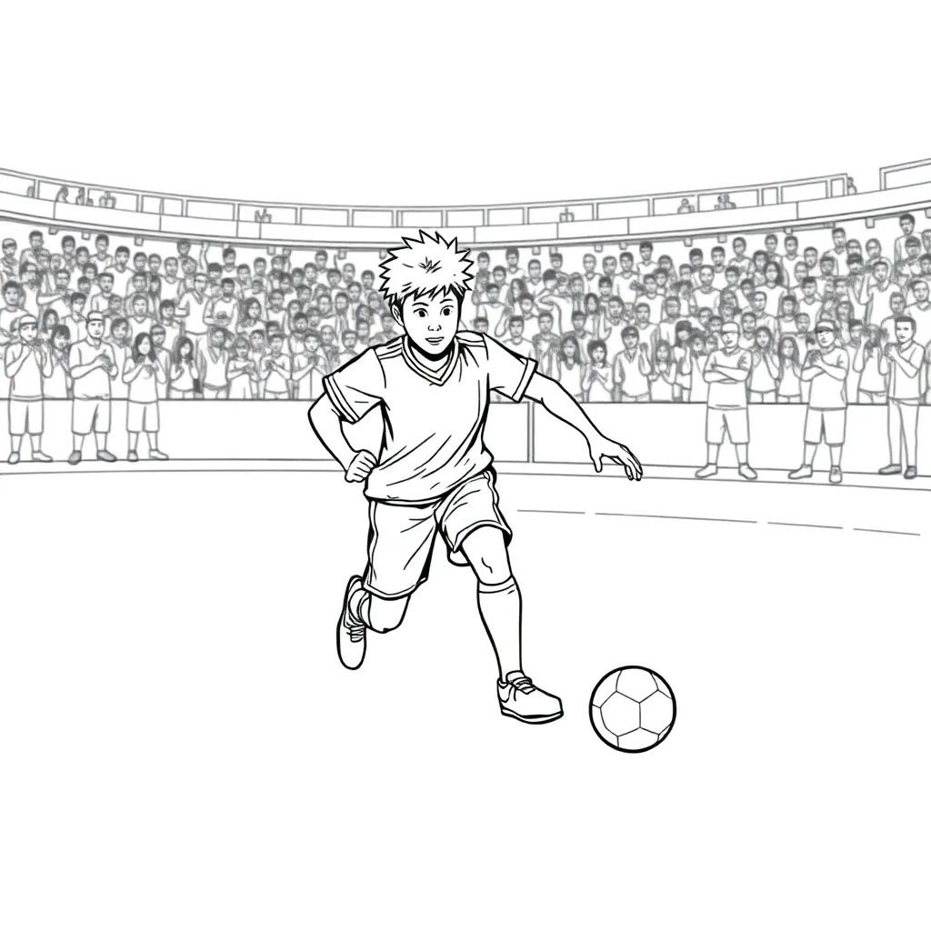 Sports coloring page