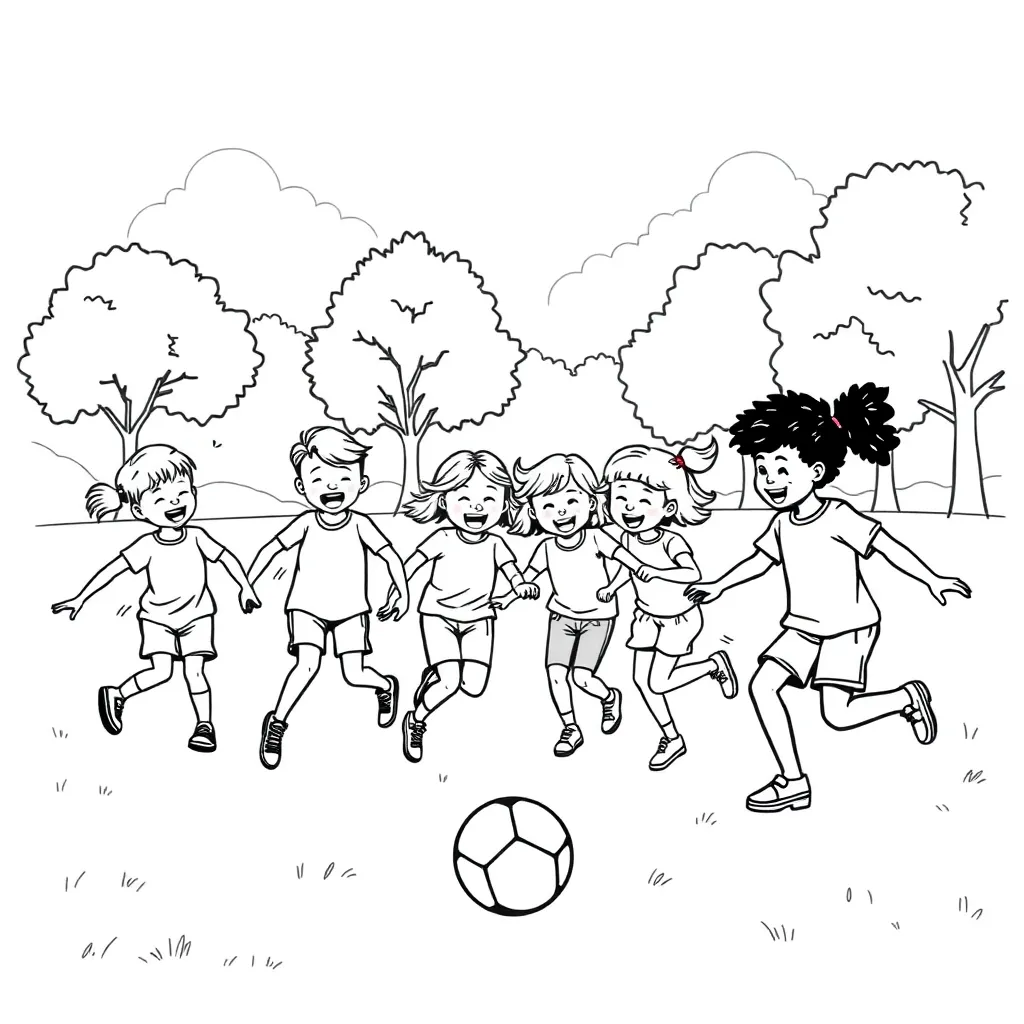 Sports coloring page