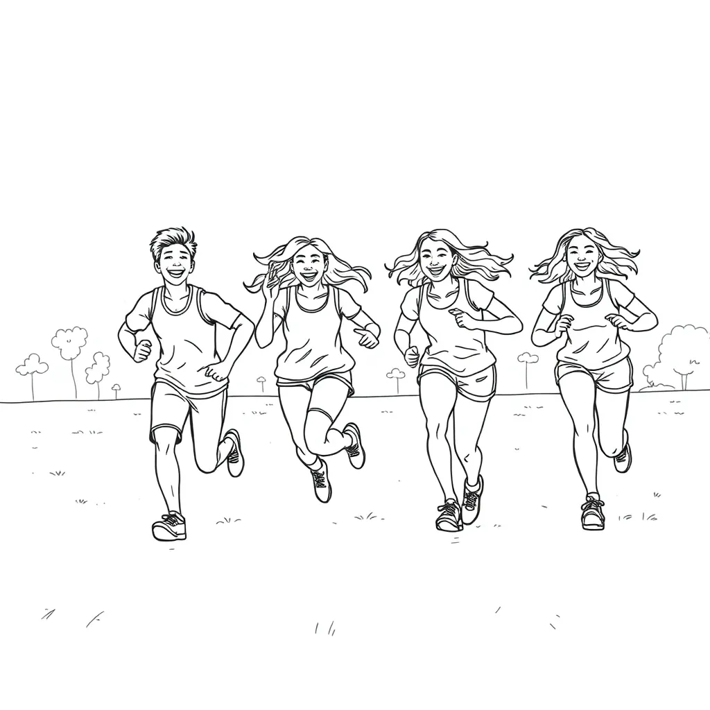 Sports coloring page