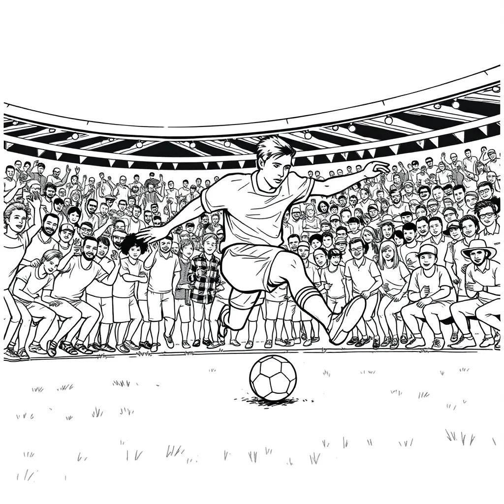 Sports coloring page