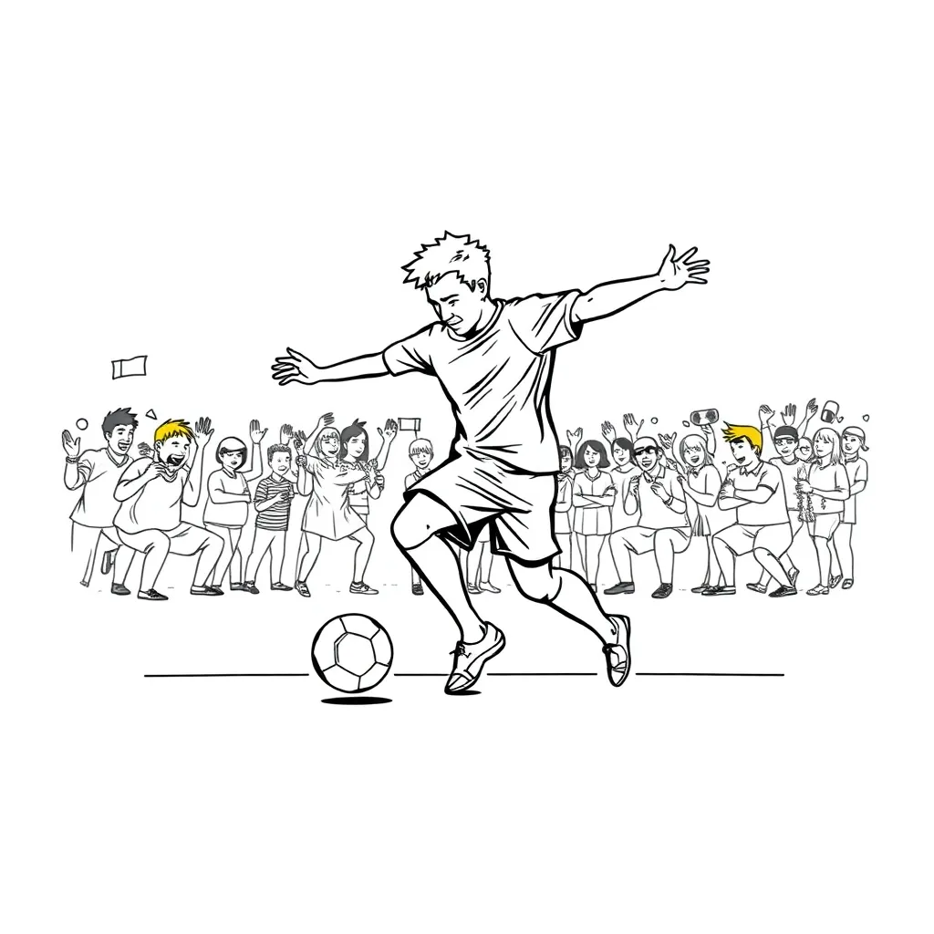 Sports coloring page