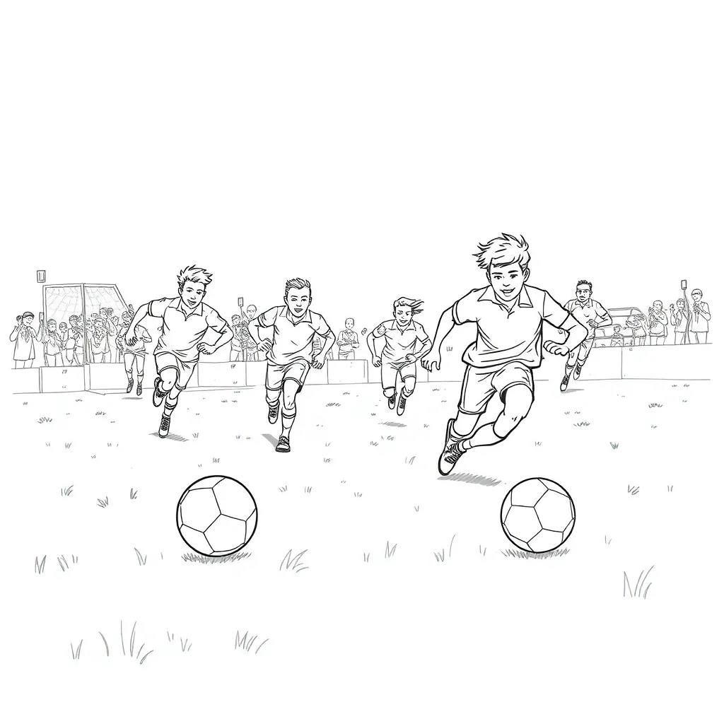 Sports coloring page