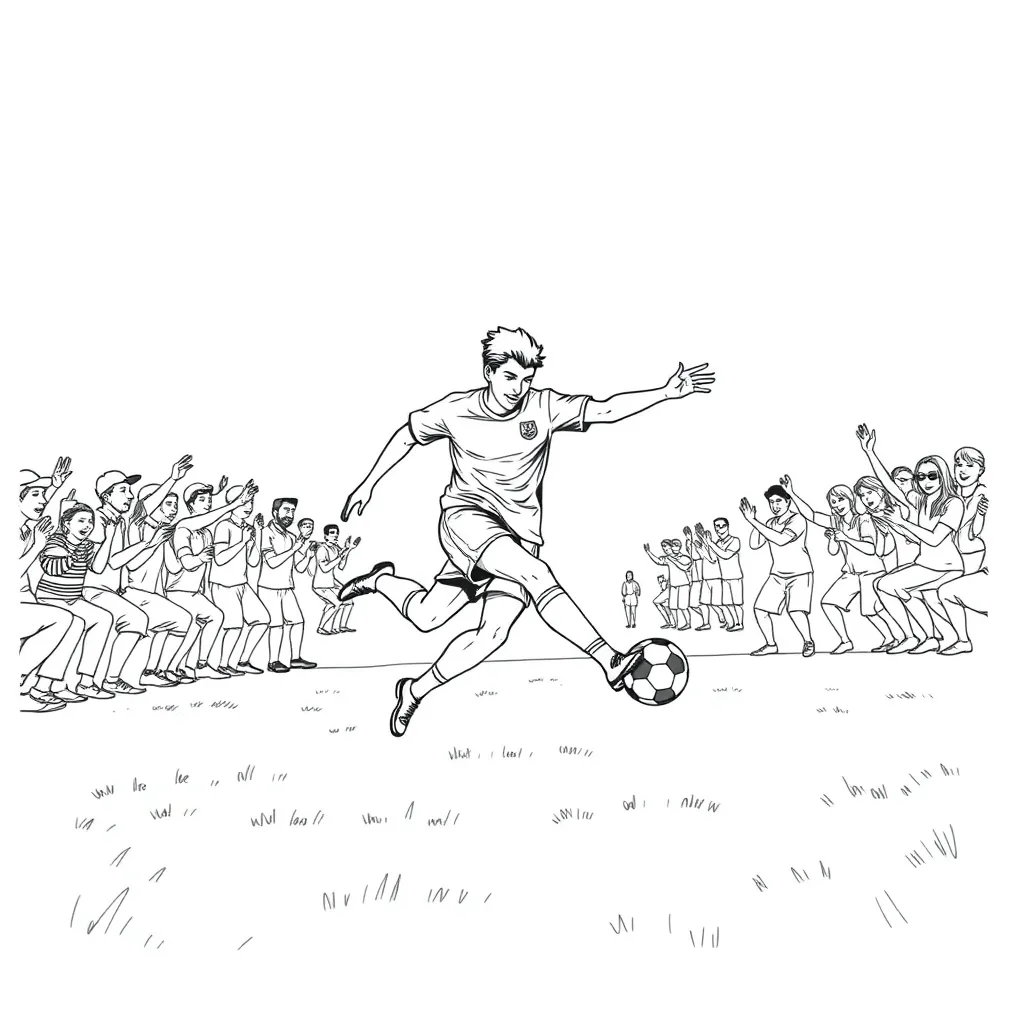 Sports coloring page