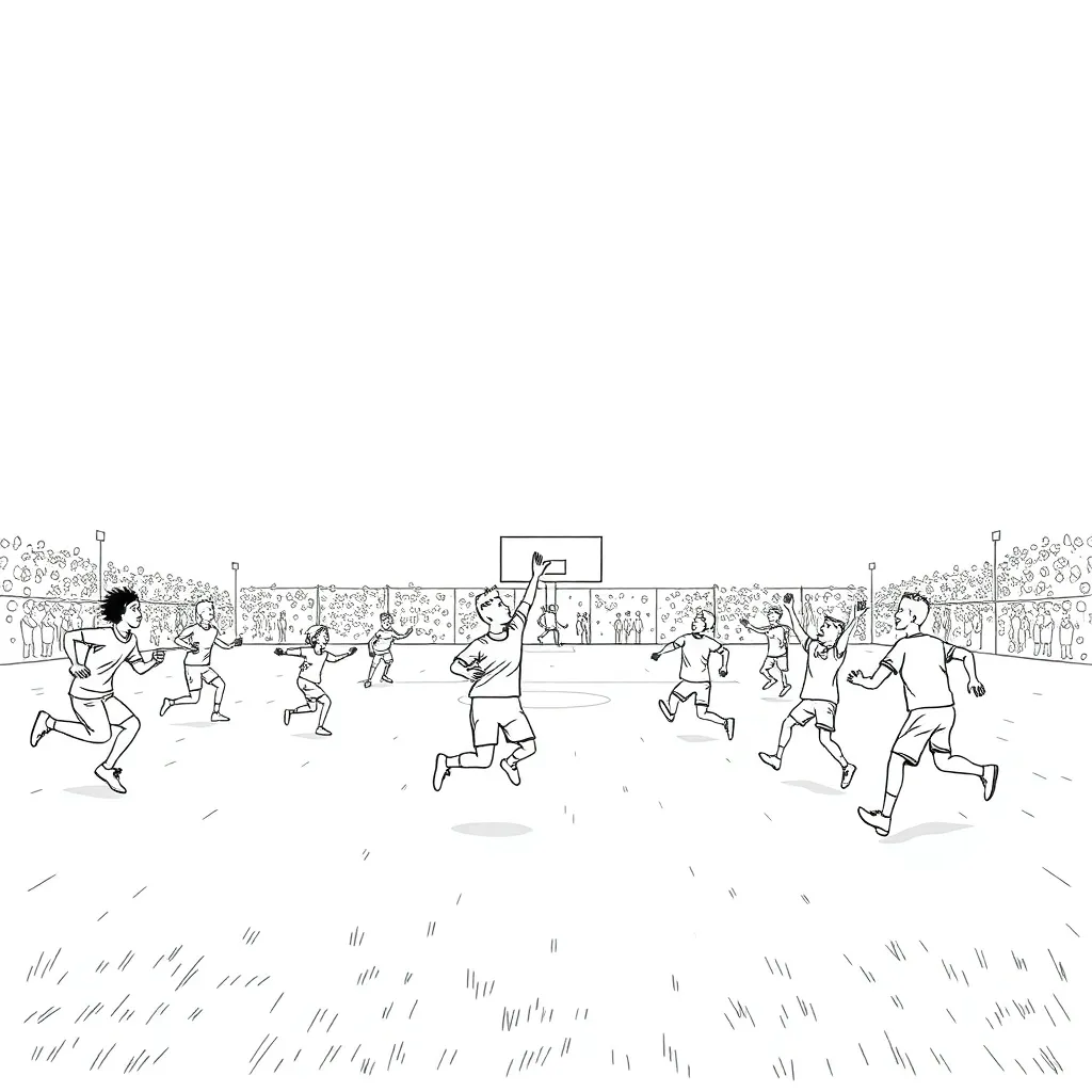 Sports coloring page