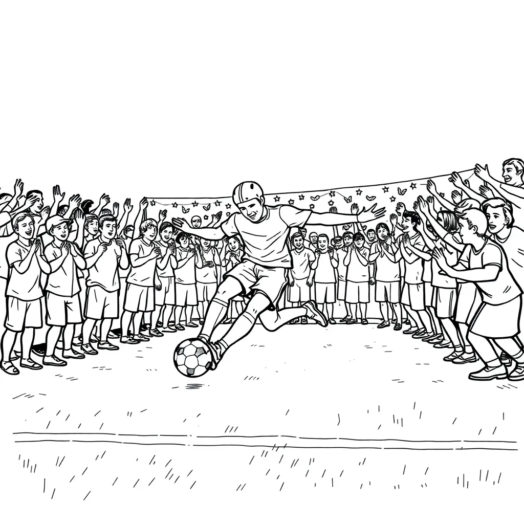 Sports coloring page