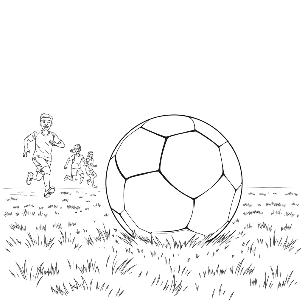 Sports coloring page