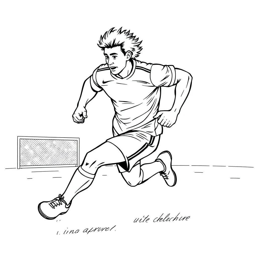 Sports coloring page