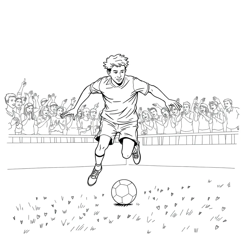 Sports coloring page