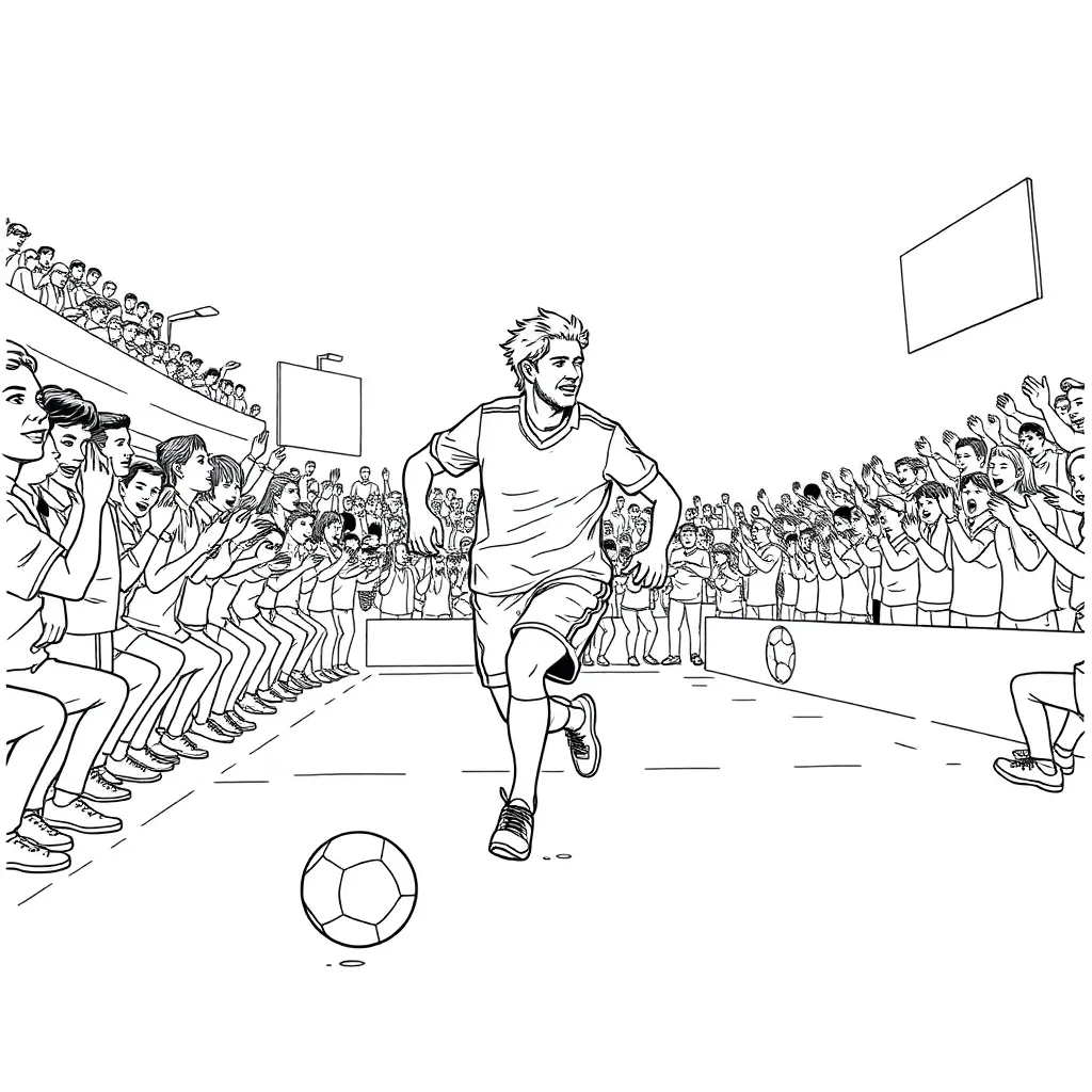 Sports coloring page
