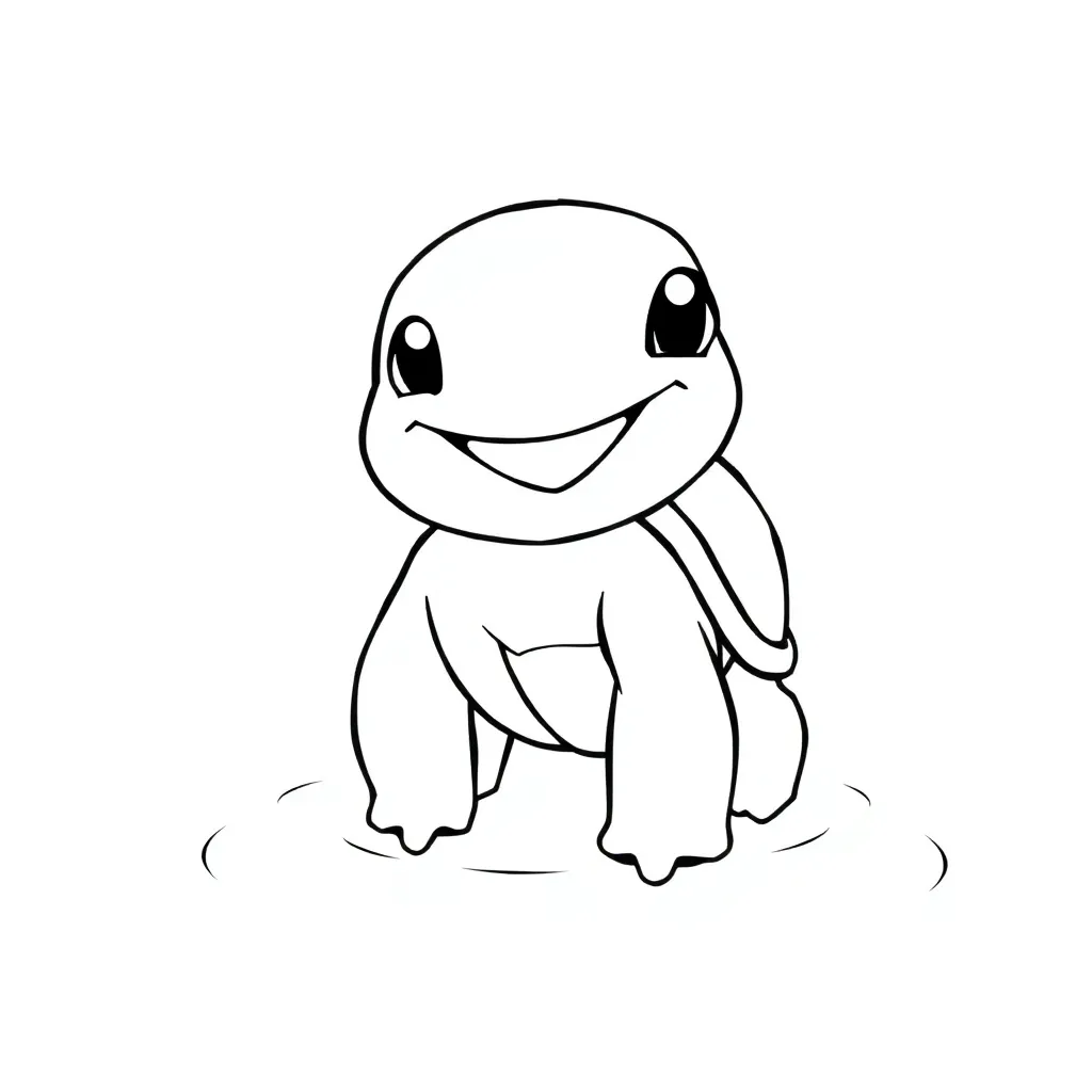 Squirtle coloring page