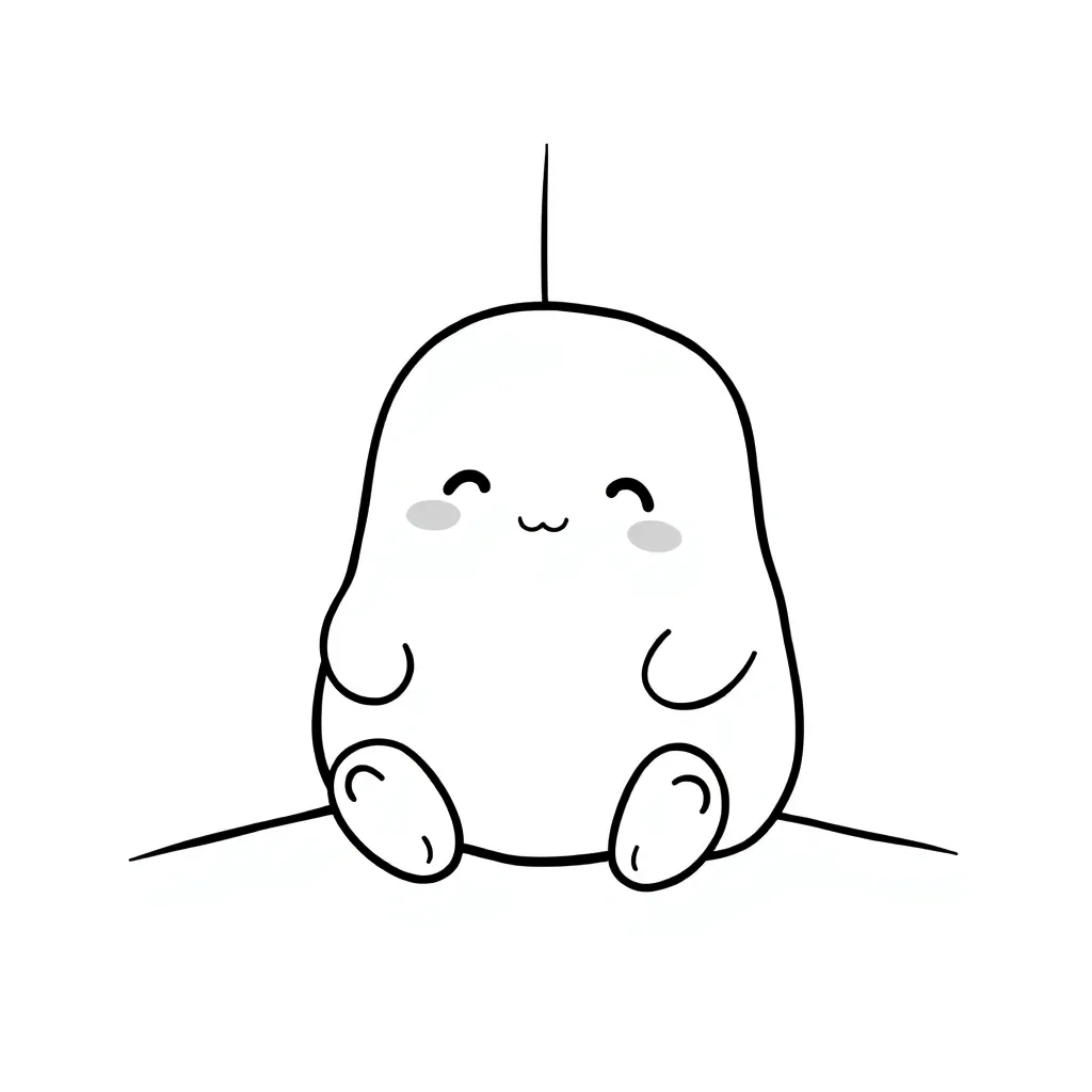 Squishmallow coloring page