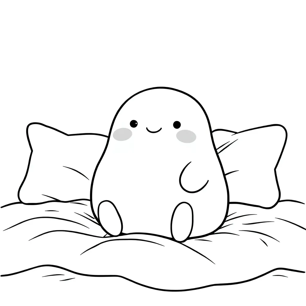 Squishmallow coloring page