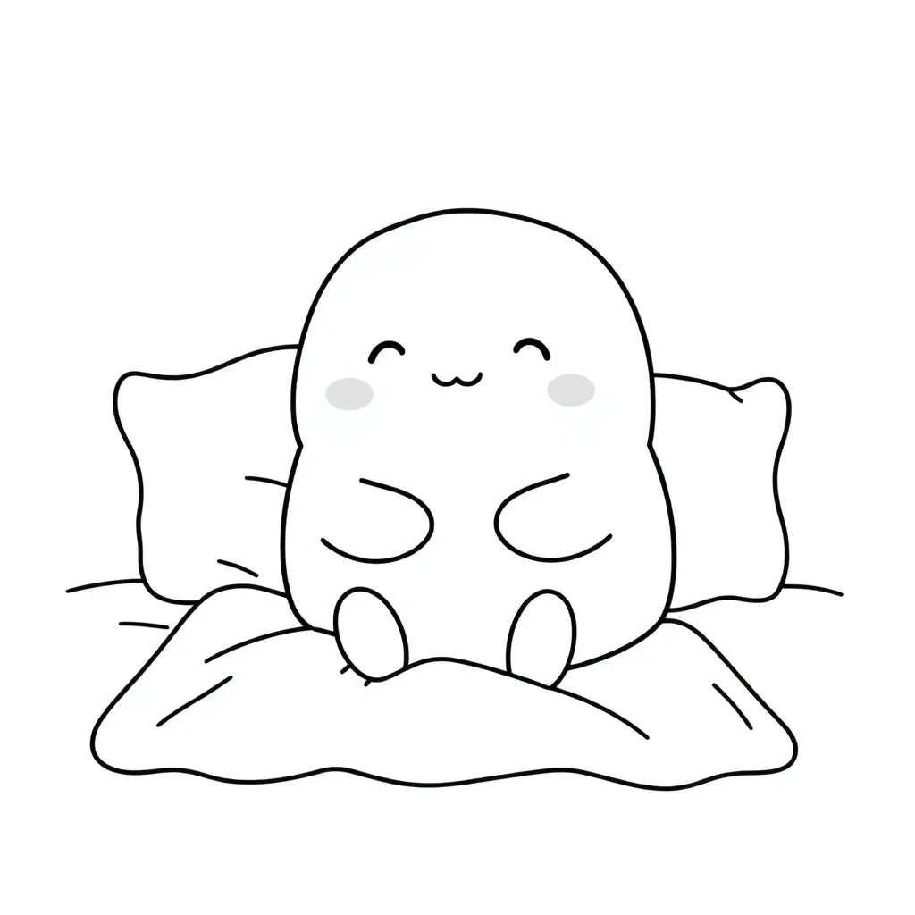 Squishmallow coloring page