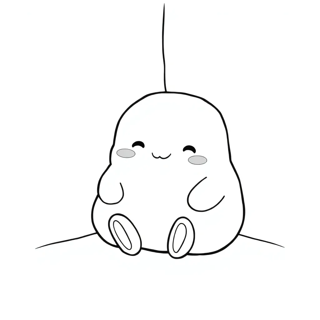 Squishmallow coloring page
