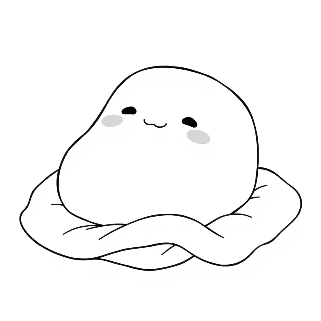 Squishmallow coloring page