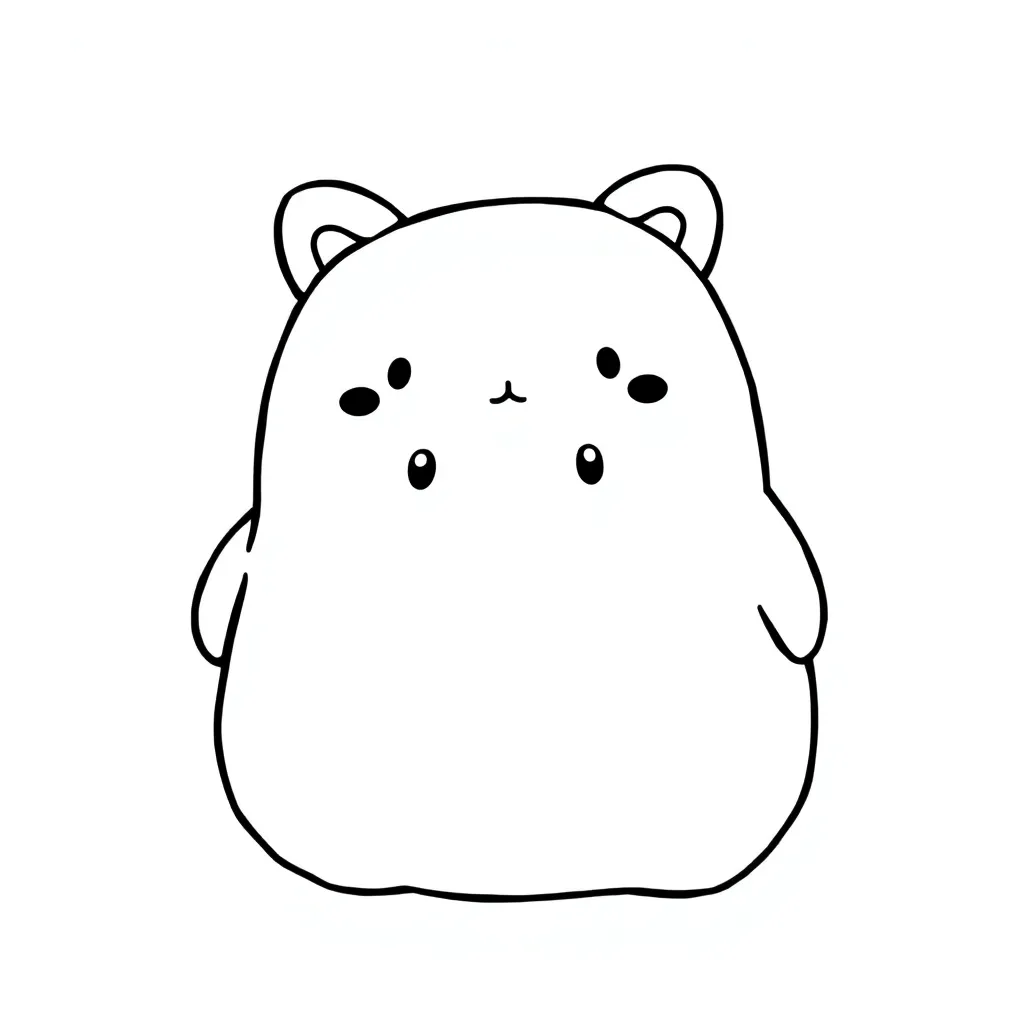 Squishmallow coloring page