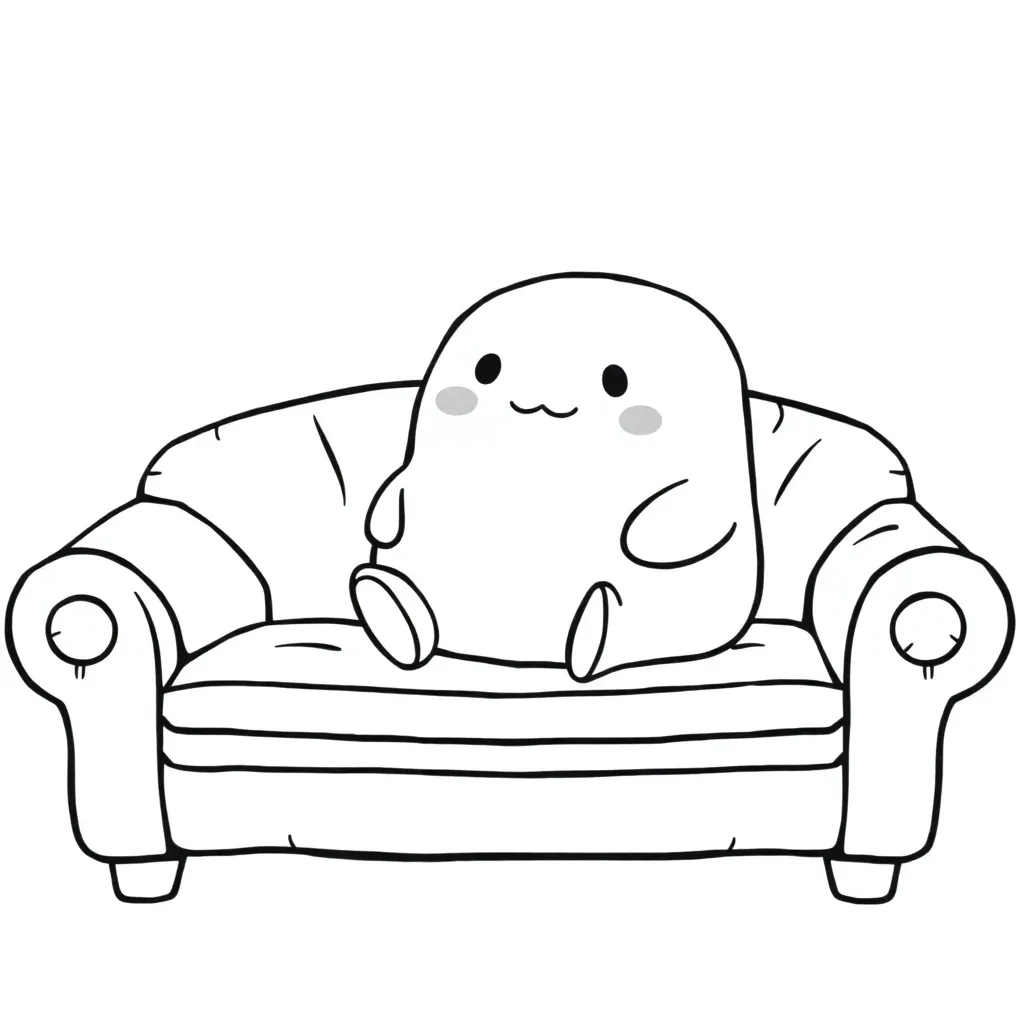 Squishmallow coloring page
