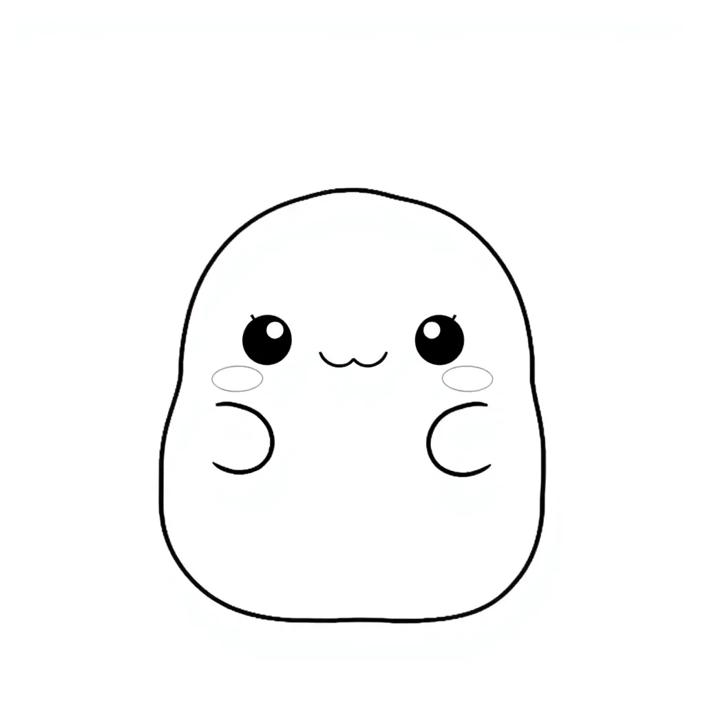 Squishmallow coloring page