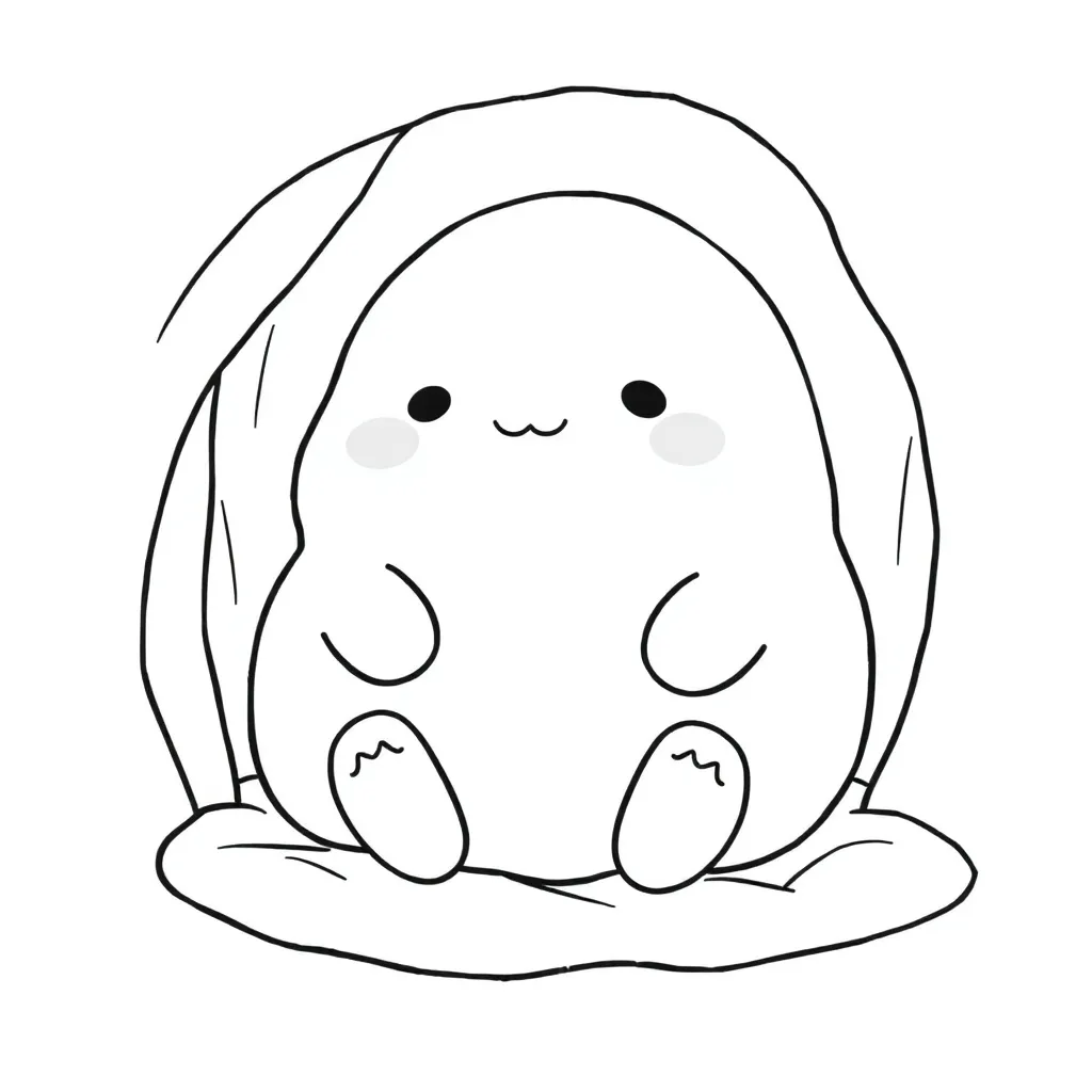Squishmallow coloring page