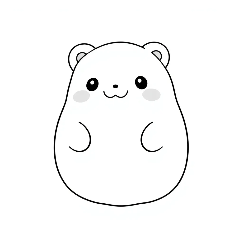 Squishmallow coloring page