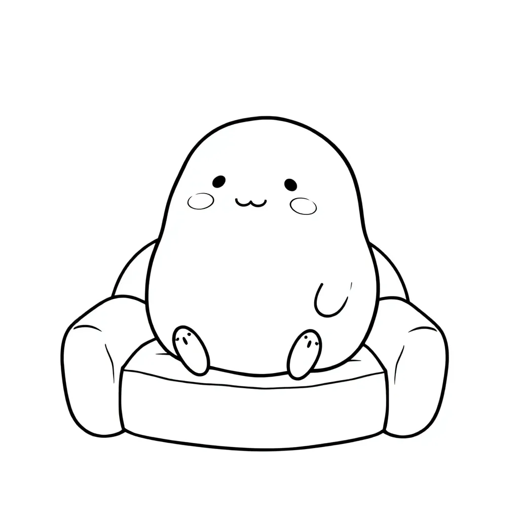 Squishmallow coloring page