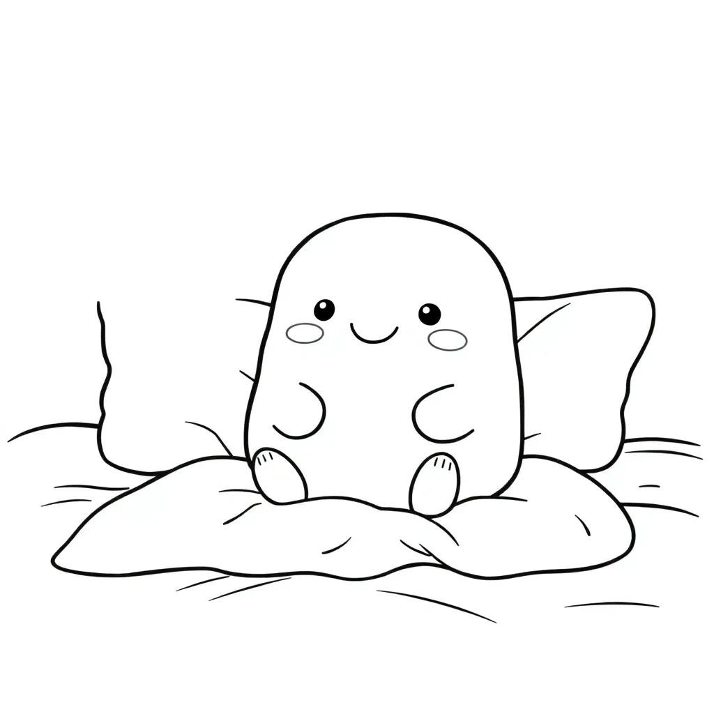 Squishmallow coloring page
