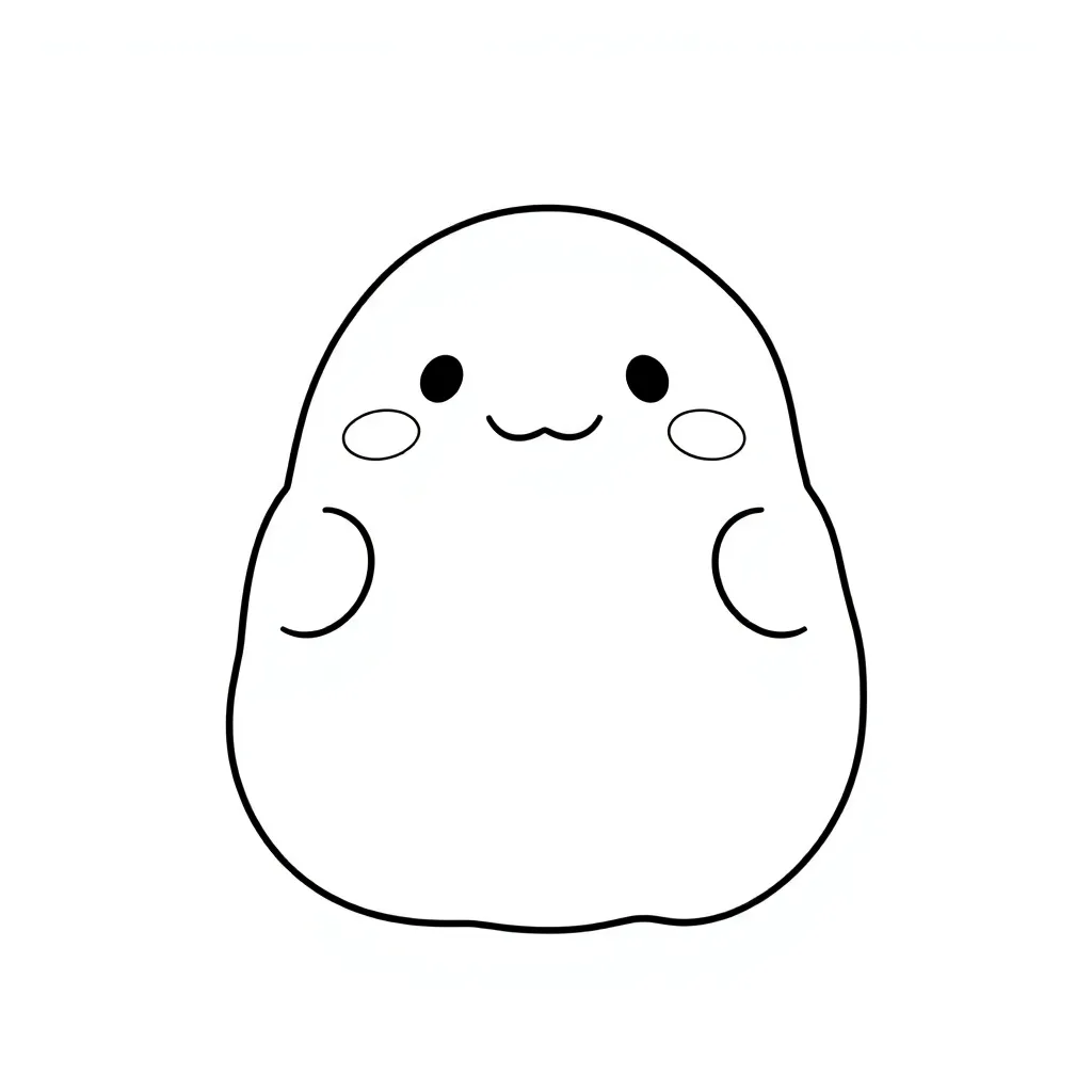 Squishmallow coloring page