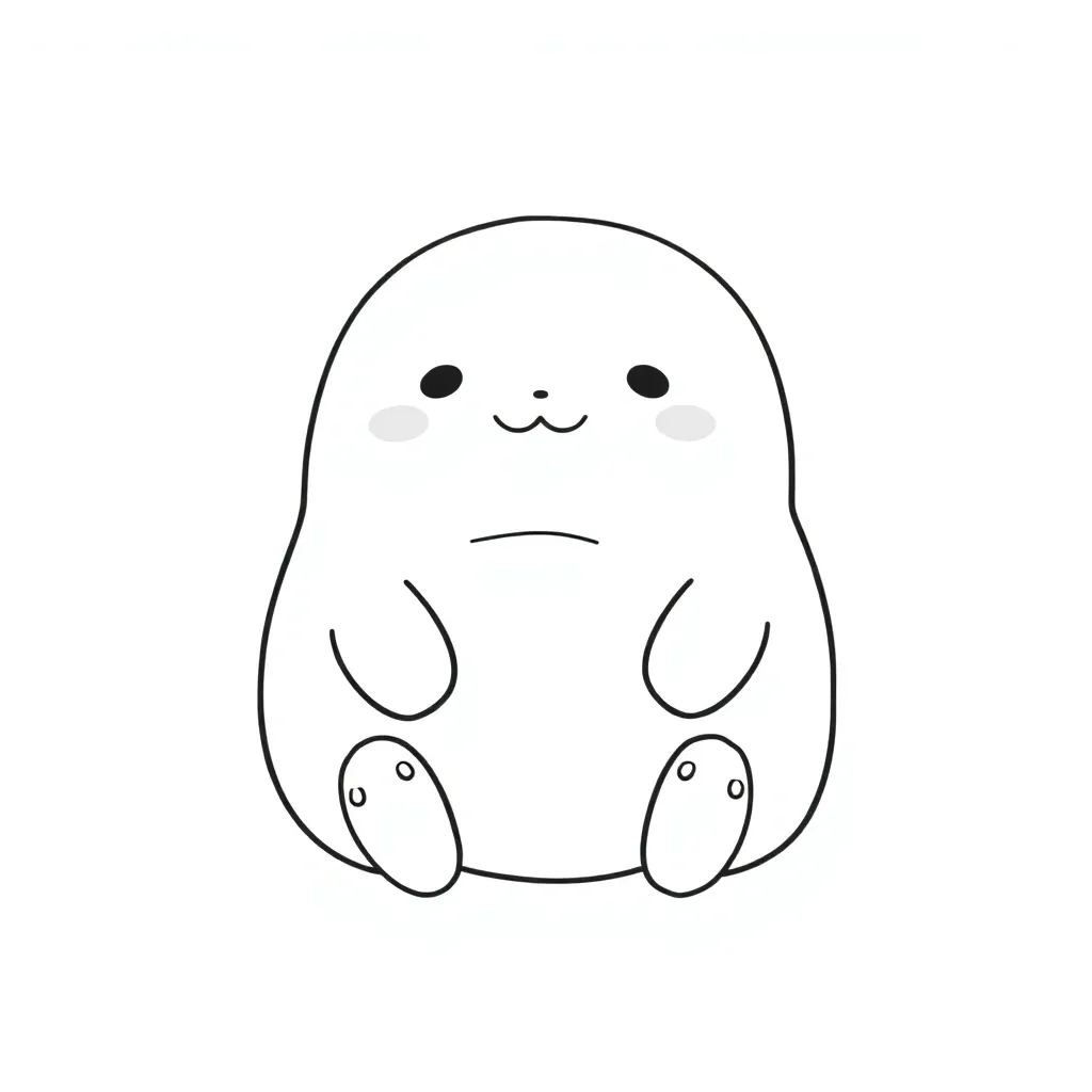Squishmallow coloring page