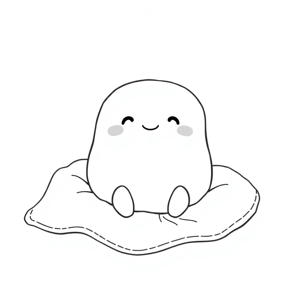 Squishmallow coloring page