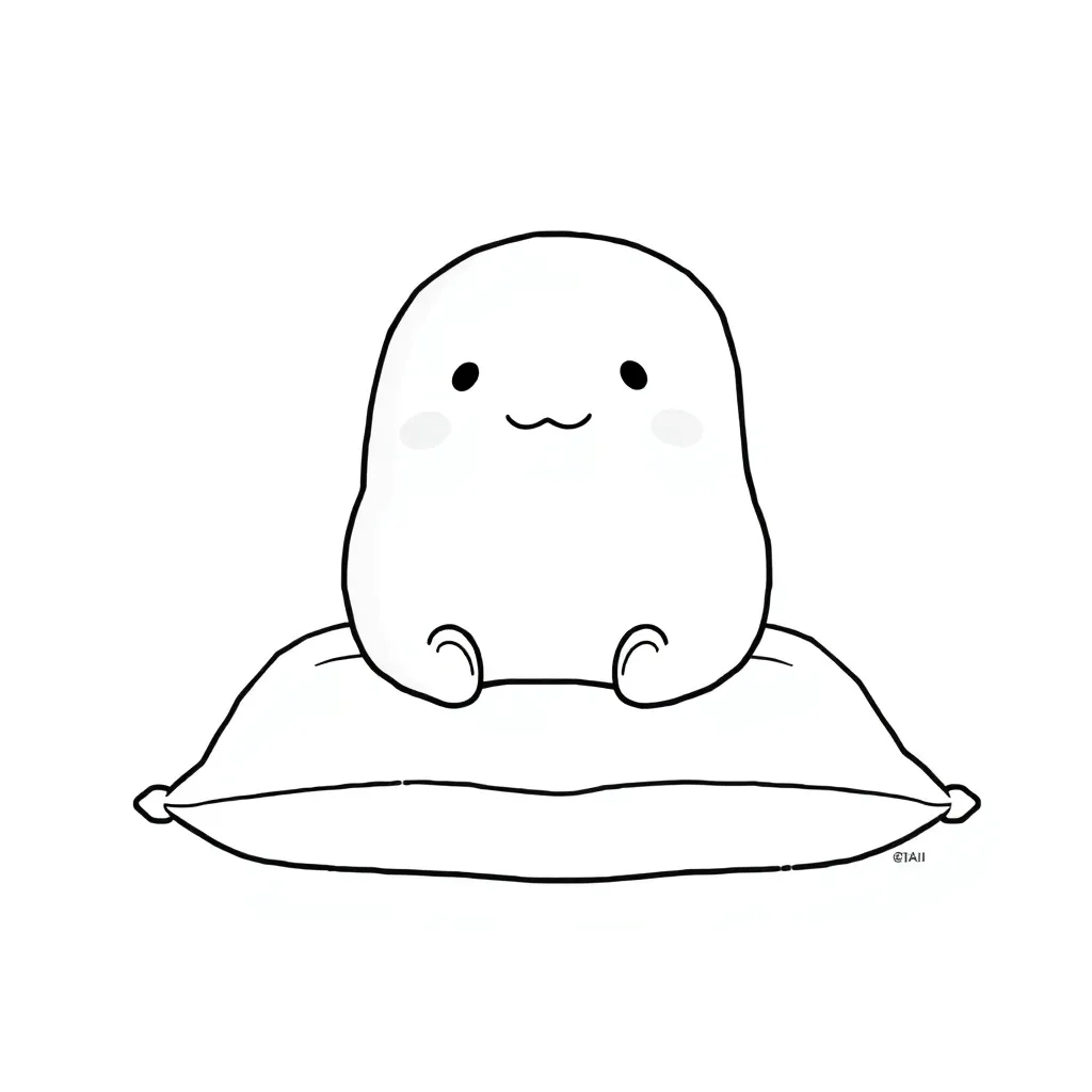 Squishmallow coloring page
