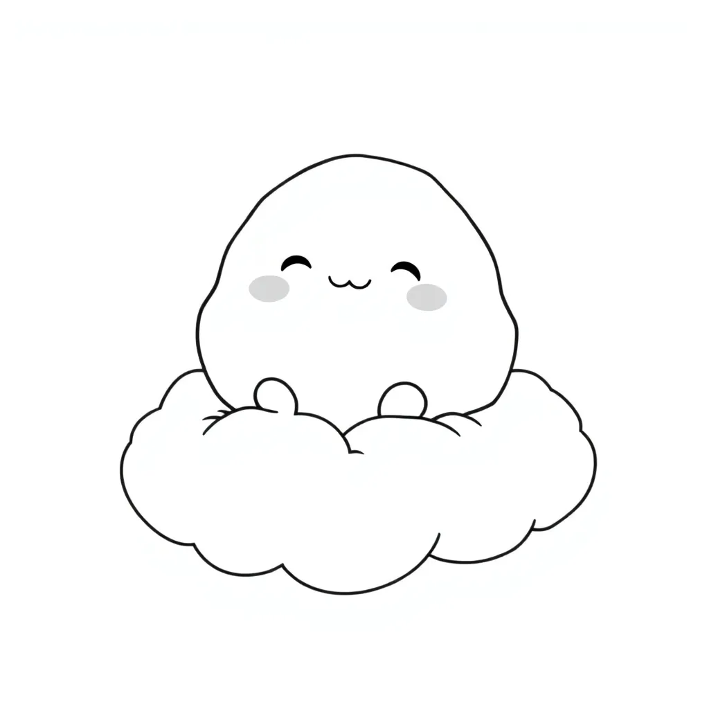 Squishmallow coloring page