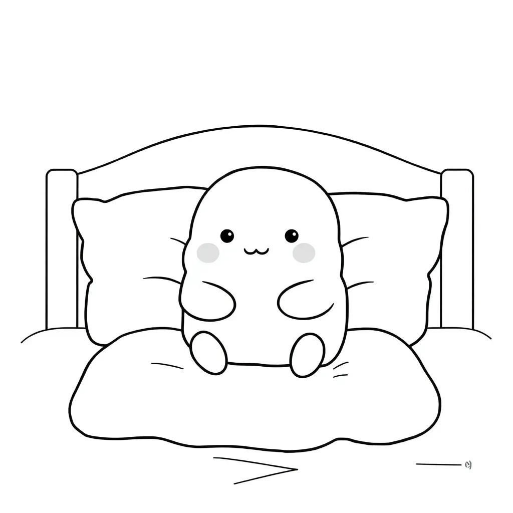 Squishmallow coloring page