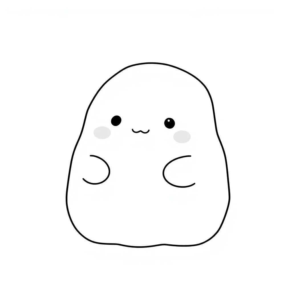 Squishmallow coloring page