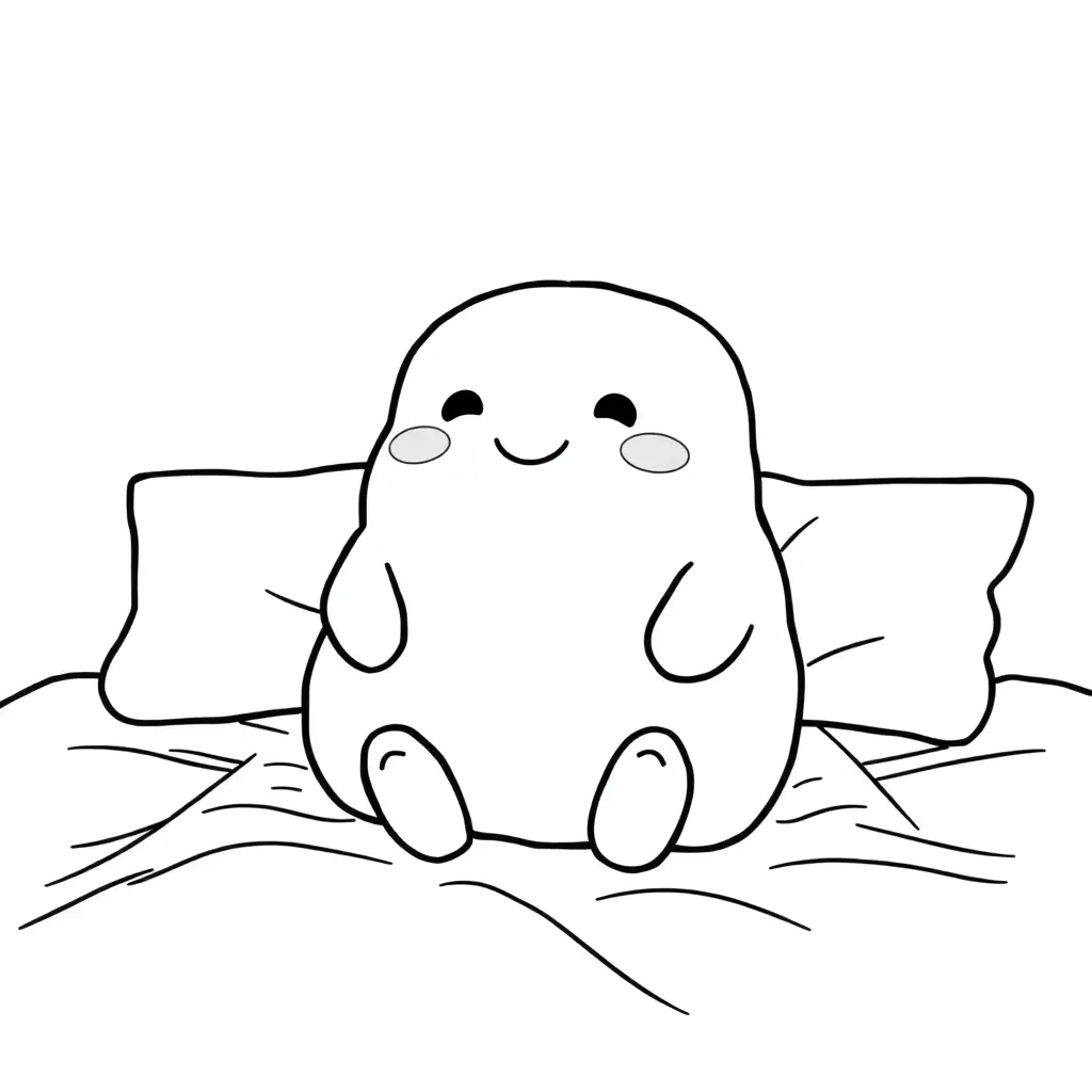 Squishmallow coloring page