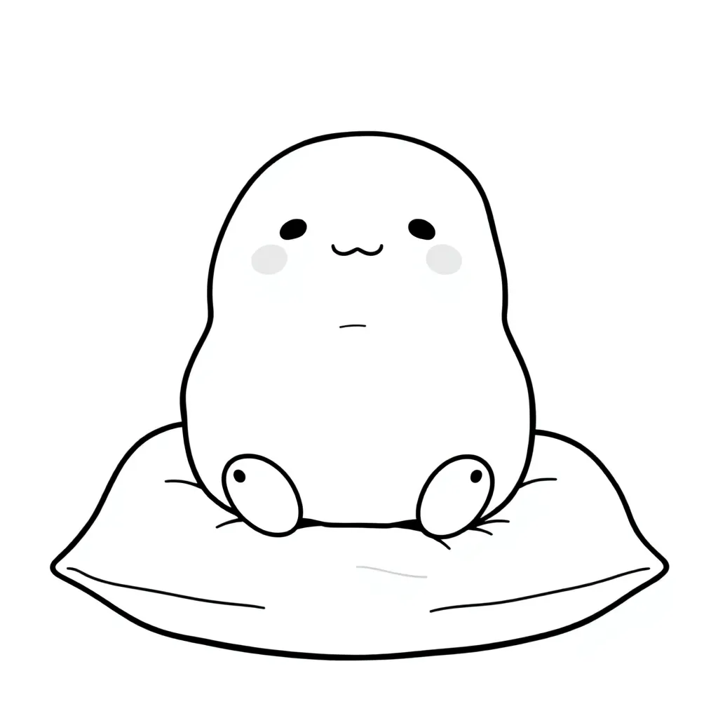 Squishmallow coloring page