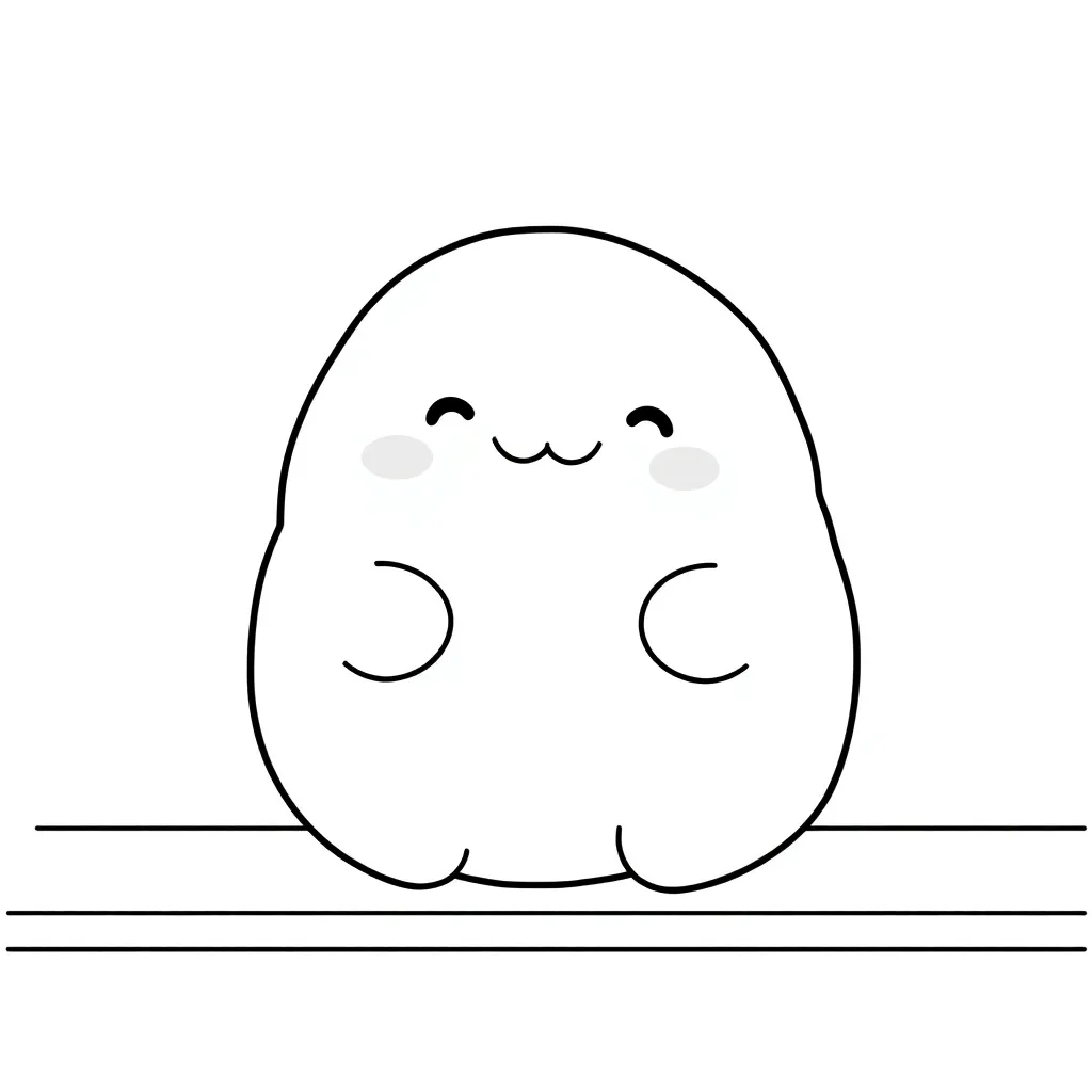 Squishmallow coloring page