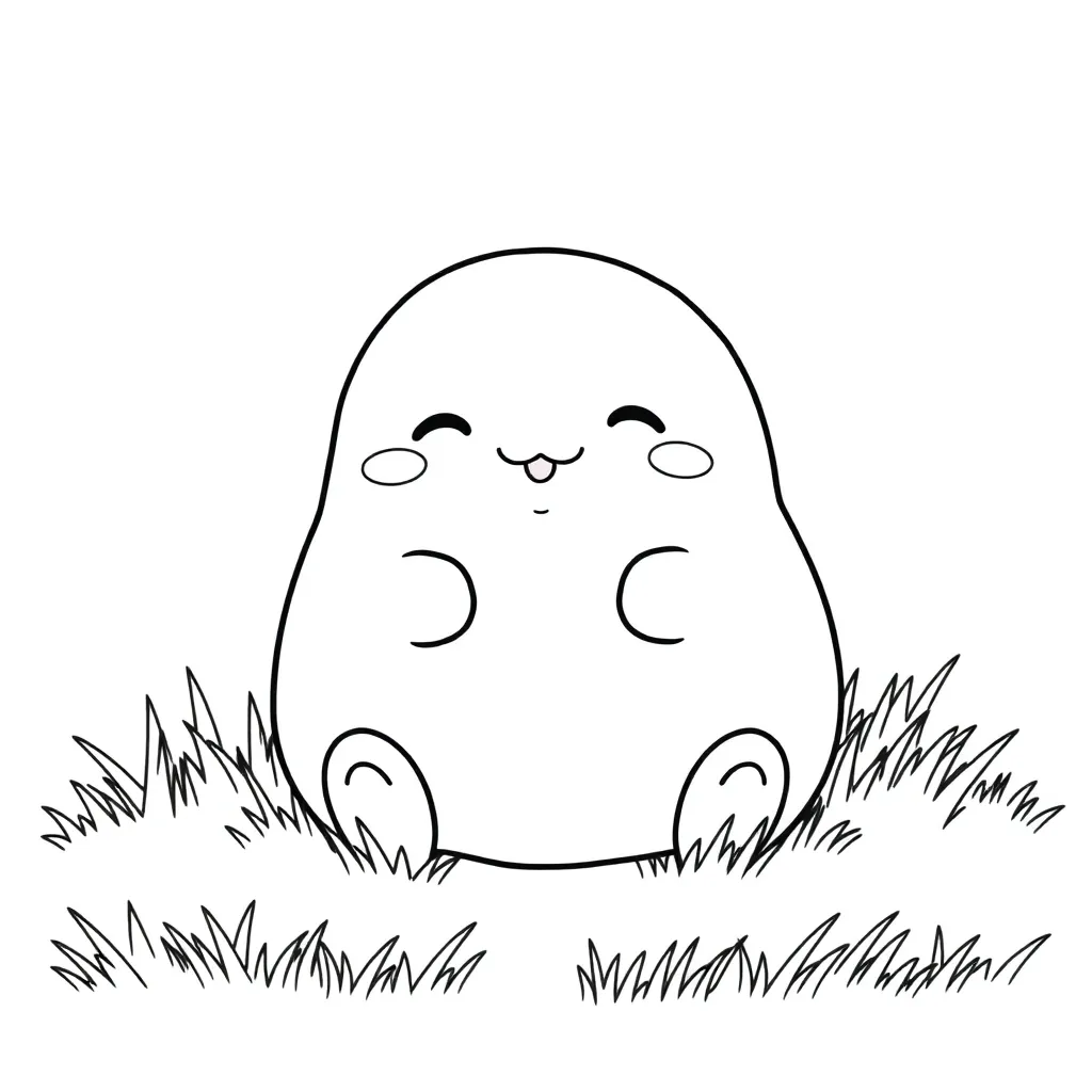 Squishmallow coloring page