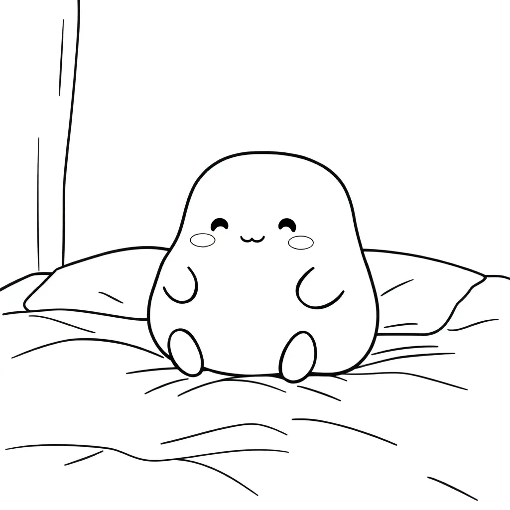 Squishmallow coloring page