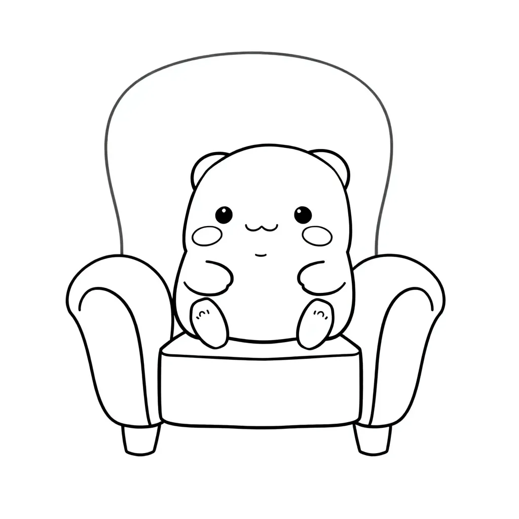 Squishmallow coloring page