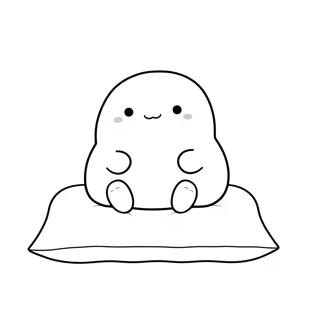 Squishmallow coloring page